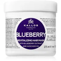 Kallos KJMN Professional Blueberry revitalizačná maska pre suché, poškodené, chemicky ošetrené vlasy 275 ml