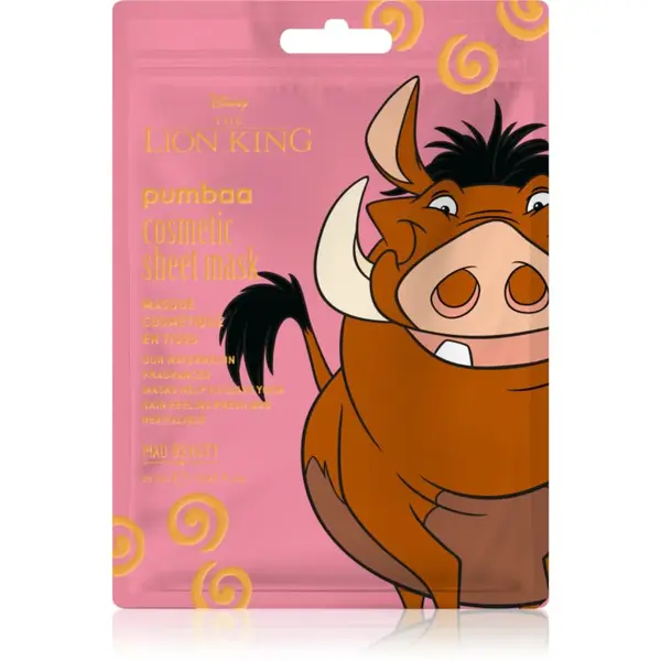 Mad Beauty Lion King Pumba hydratačná plátienková maska 25 ml