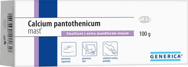 GENERICA Calcium pantothenicum masť Emollient s extra mandľovým olejom, 100 g