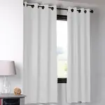 Zatemňovací záves blackout NOTTE šedo-biely 135 x 180 cm