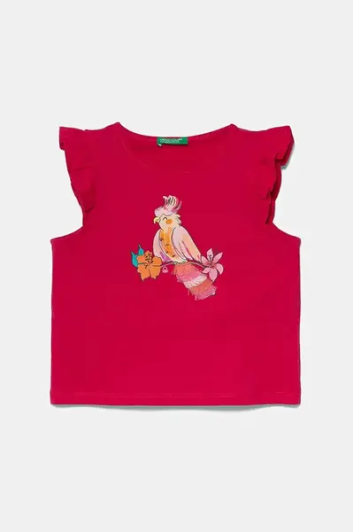 Detské bavlnené tričko United Colors of Benetton