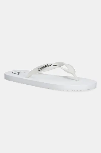 Šľapky Calvin Klein Jeans BEACH SANDAL TRANSPARENT TPU