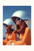 Plagát a.i.art HARTMAN Retro Future 05 27,94 x 35,56 cm