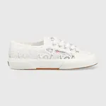 Tenisky Superga 2750 MACRAME dámske, biela farba, S81219W