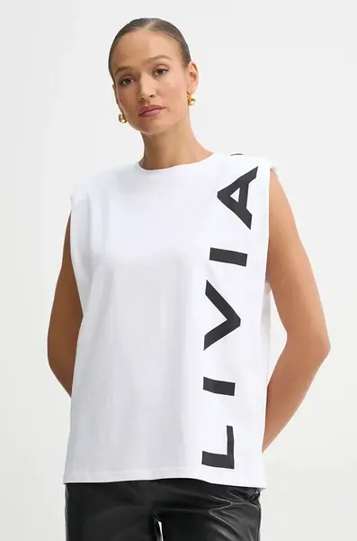 Bavlnený top Liviana Conti