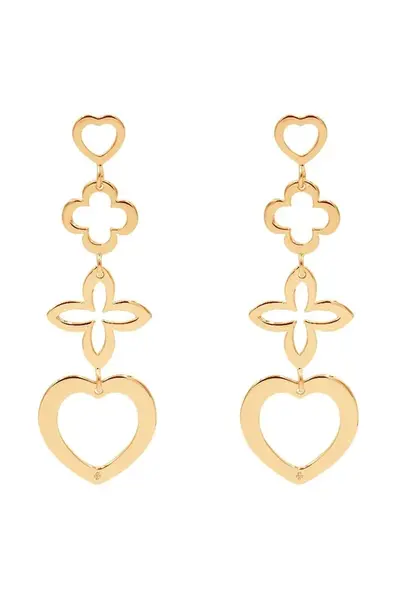 Pozlátené náušnice Lilou