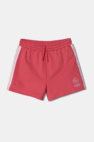 Detské bavlnené šortky Guess