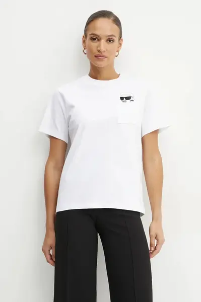 Bavlnené tričko Karl Lagerfeld IKON