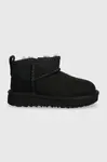 Detské semišové snehule UGG T CLASSIC ULTRA MINI