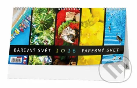 Barevný svět 2026 - stolní kalendář
