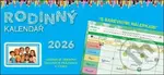 Stolní Rodinný kalendář 2026 (sloupce)