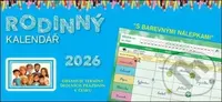 Stolní Rodinný kalendář 2026 (sloupce)