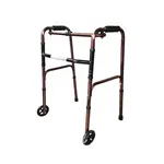 REHAFUND chodítko pre seniorov trojfunkčné RF-131 pevné skladacie, dvojkolesové, medené