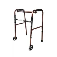 REHAFUND chodítko pre seniorov trojfunkčné RF-131 pevné skladacie, dvojkolesové, medené