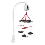 Kolotoč kontrastný plyšový s melódiami Sensory