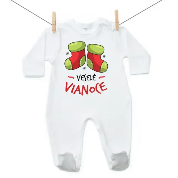 Boodyy Overal Veselé Vianoce 98 (2-3 roky)