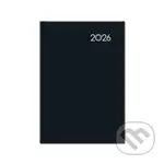 Týždenný diár FALCON 2026 (čierny) (12-mesačný, A5, stĺpcový)