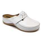 Leon 902 Dámska zdravotná celokožená obuv 35 - 22 cm, biela, 4,5 cm