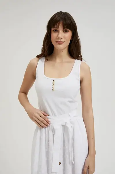 Marisse Women's Blouse L-Ts-4389 White