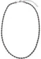 Necklace Charon Intertwine - silver color