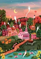 Halloweenske mesto - Millie Putland - puzzle z kategorie Města a stavby