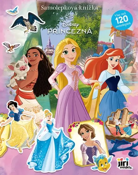 Samolepková knižka Disney Princezné