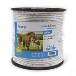 Lano pro elektrický ohradník, průměr 4,5 mm, bílé | P50229