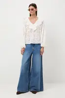 Halenka Medicine dámská, béžová barva, s aplikací