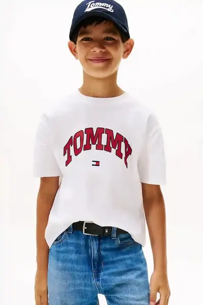 Dětské bavlněné tričko Tommy Hilfiger