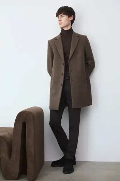 Kabát s prímesou vlny Medicine