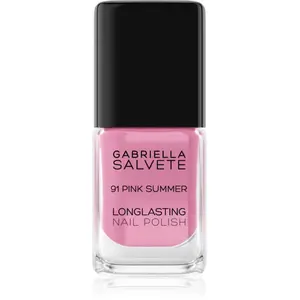 Gabriella Salvete Longlasting Enamel dlhotrvajúci lak na nechty s vysokým leskom odtieň 91 Pink Summer 11 ml