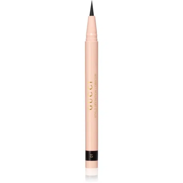 Gucci Gucci Beauty Stylo Définition L’Obscur tekuté očné linky v pere odtieň 01 Eve Black 0.5 g