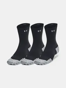 Unisex socks Under Armour UA AD Run Cushion 3pk Crew-BLK - unisex