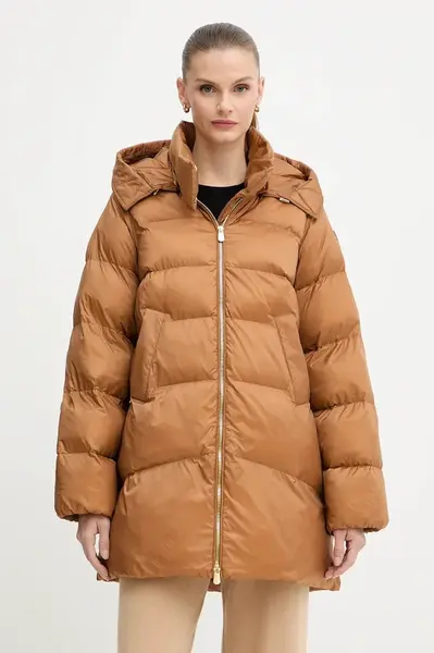 Bunda Pinko hnědá barva, zimní, 105720 A2TF