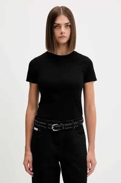 Tričko Guess Jeans dámské, černá barva, W5BI57 J1314