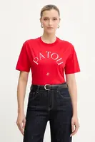 Bavlněné tričko Patou dámské, béžová barva, JE1369999