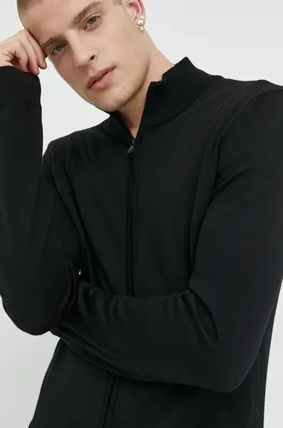 Vlnený kardigán HUGO San Jorge-M