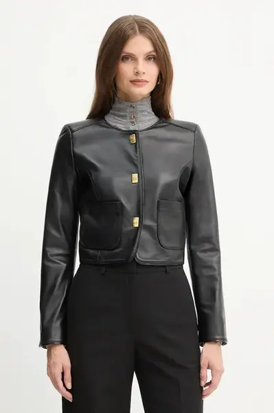 Kožená bunda Elisabetta Franchi