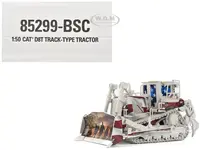 CAT Caterpillar D8T Track Type Tractor with Single Shank Ripper "Brent Scarbrough &amp; Co." Patriotic Livery "High Line" Series 1/50 Diecast Model b