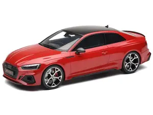 Audi RS 5 Competition Red with Black Top 1/18 Model Car by GT Spirit