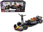 Red Bull Racing RB19 11 Sergio Perez "Oracle" Formula One F1 Championship "Constructor Champions" (2023) with Driver Figure 1/24 Diecast Model Car by