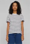 Urban Classics Ladies Striped Boxes Tee T-Shirt