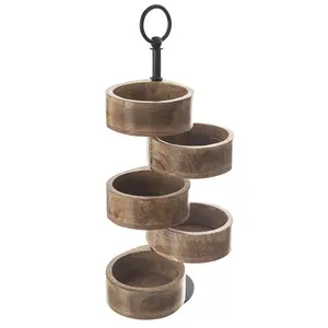 Stojan drevený MANGO, 5poschodový