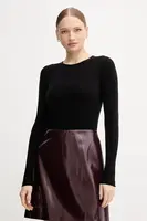 Vlněný svetr Mos Mosh dámský, hnědá barva, 168080