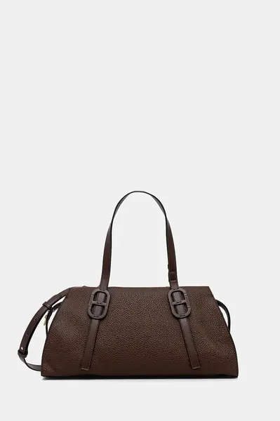 Kabelka Twinset hnědá barva, 252TD8283