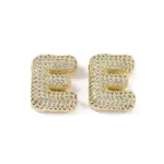 Brass Micro Pave Clear Cubic Zirconia Pendants