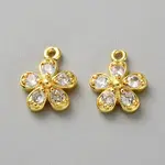 Brass with Cubic Zirconia Charms