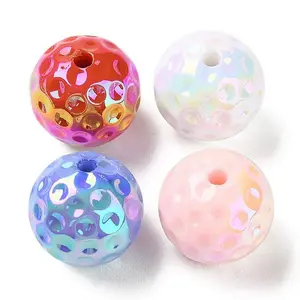 UV Plating Opaque Acrylic Beads