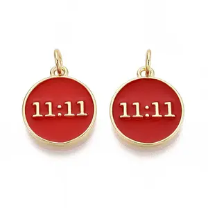 Brass Enamel Pendants