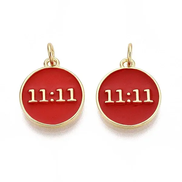 Brass Enamel Pendants